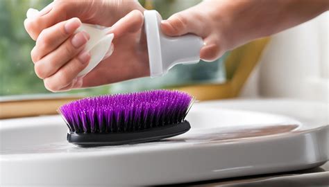 how to clean hair straightening brush